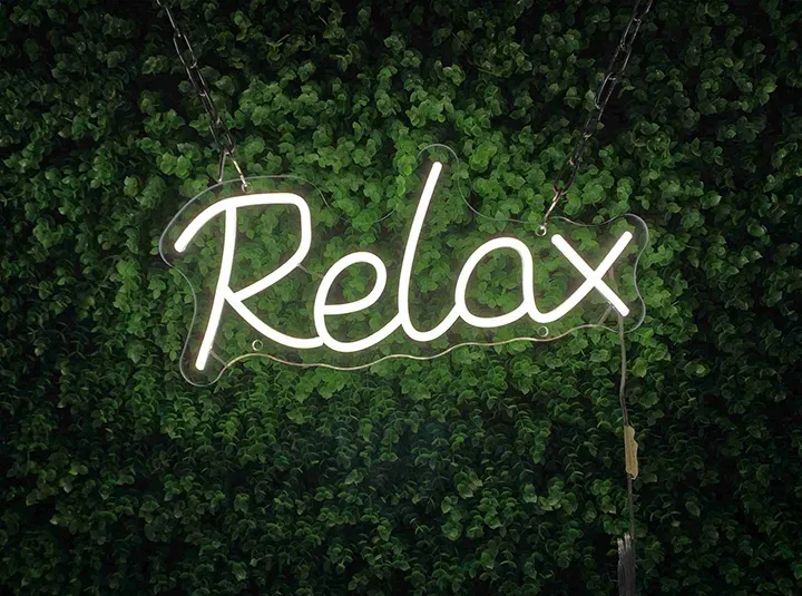 Relax - Insegne al neon a LED