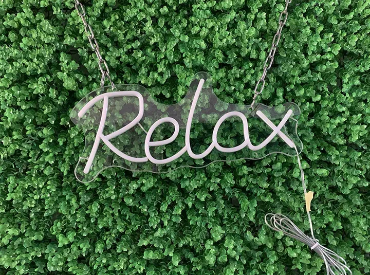 Relax - Insegne al neon a LED