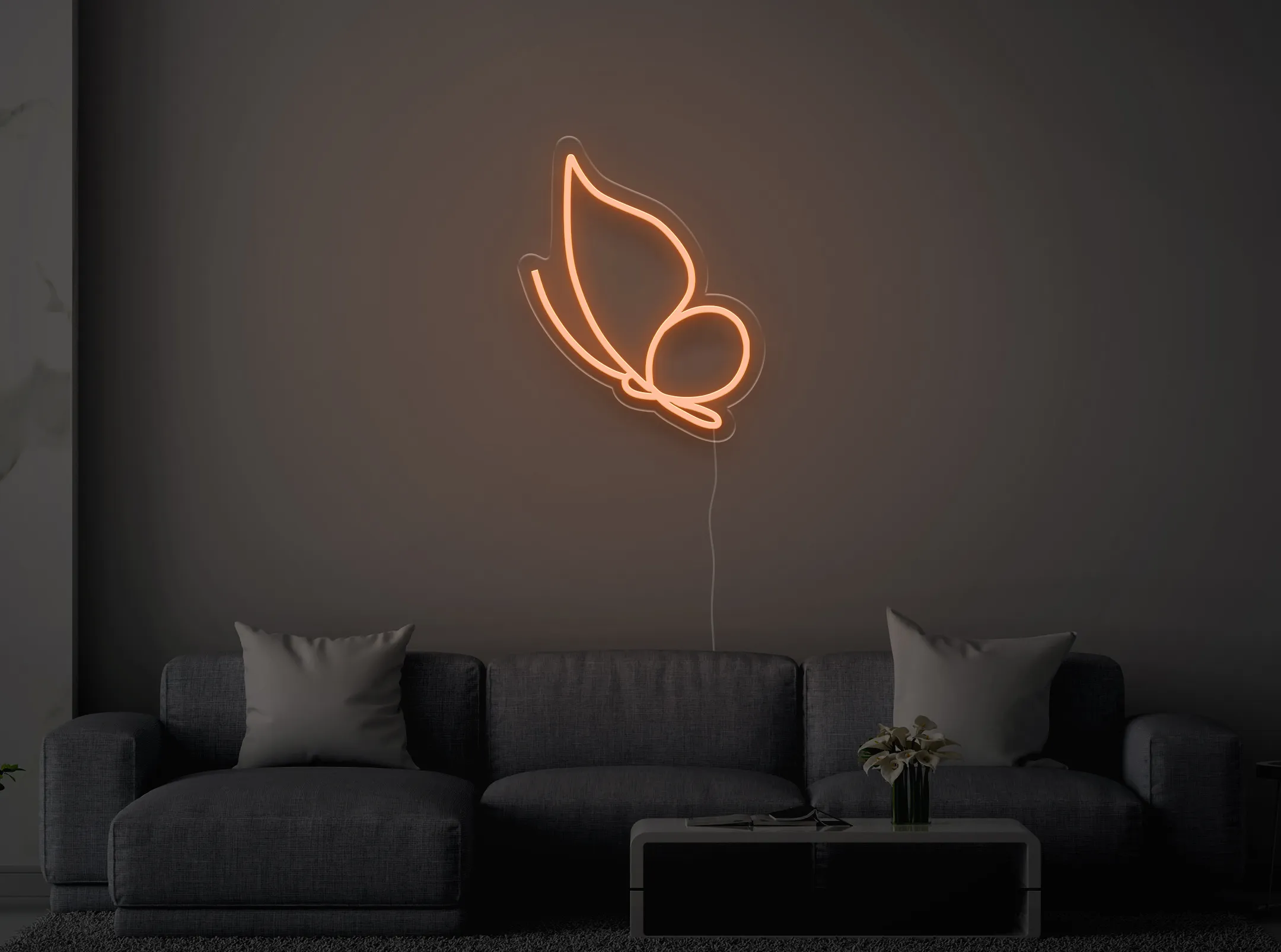 Papillon volant - Insegne al neon a LED