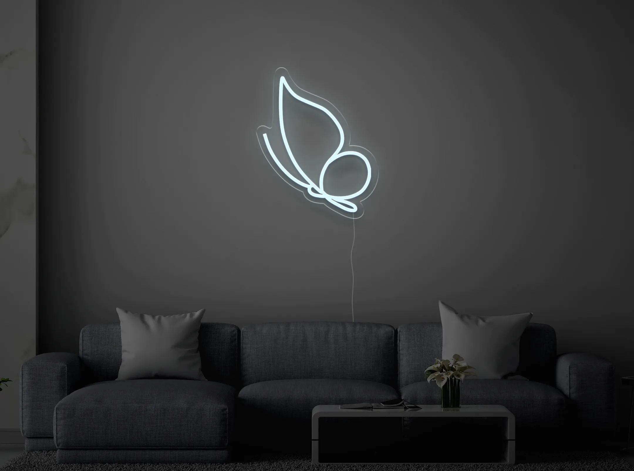 Papillon volant - Insegne al neon a LED