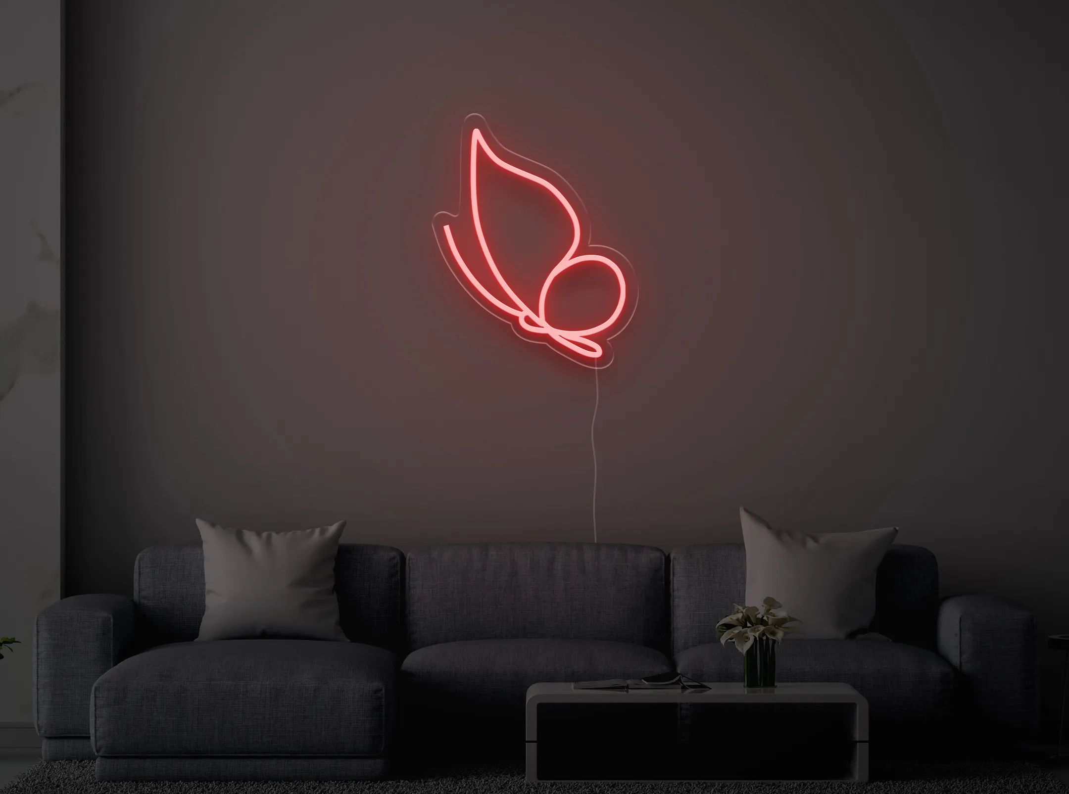 Papillon volant - Insegne al neon a LED