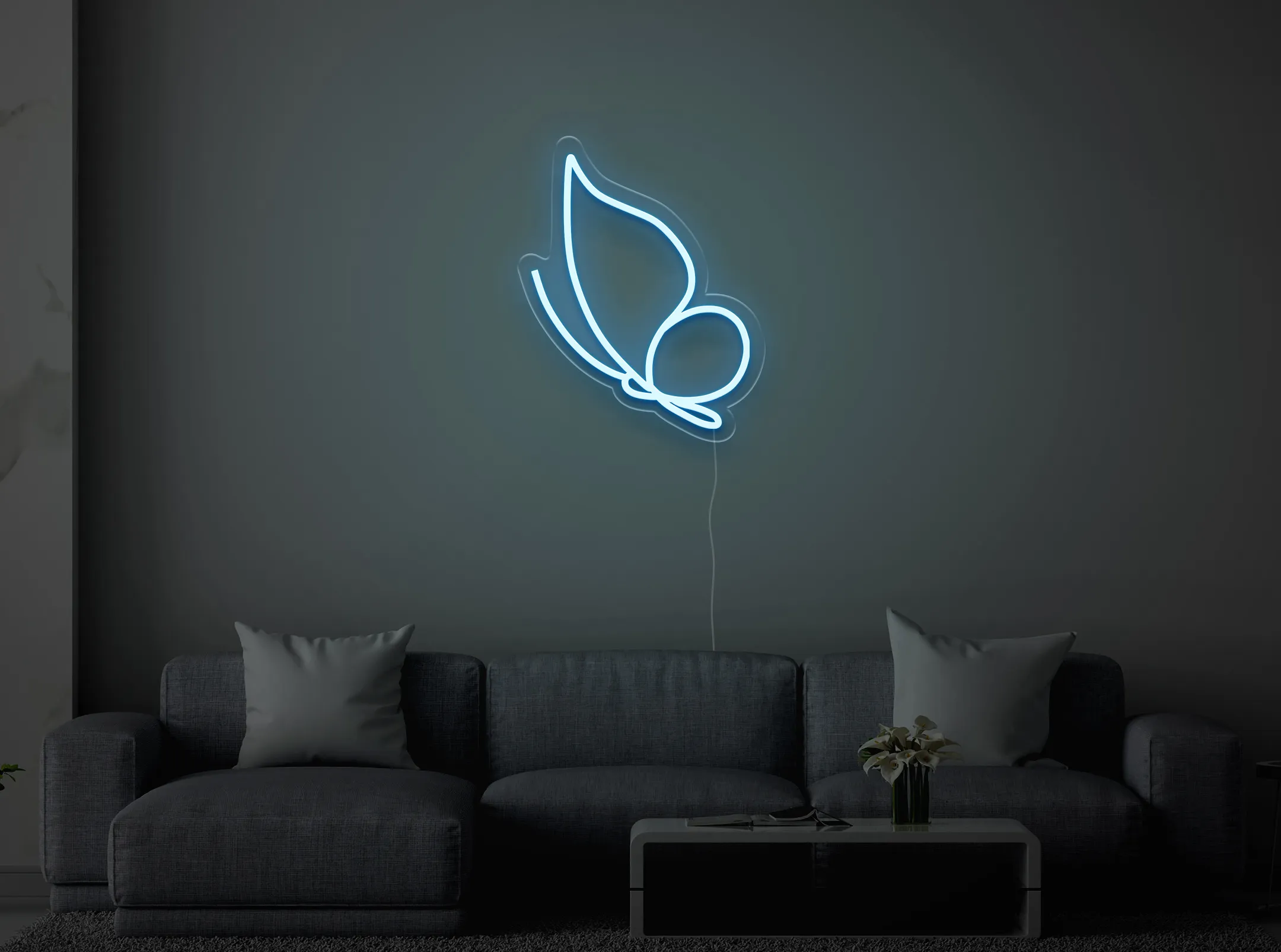 Papillon volant - Insegne al neon a LED