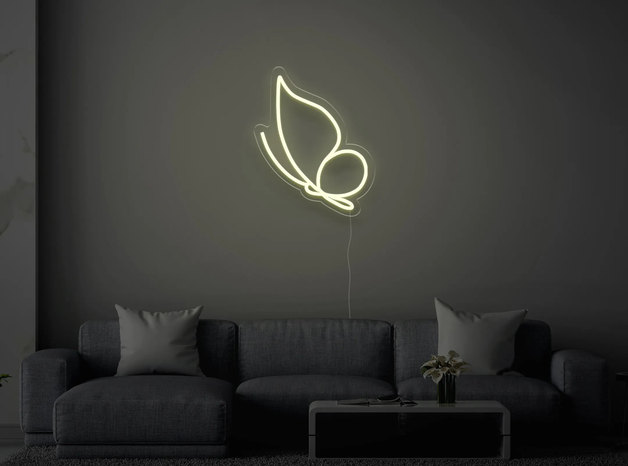 Papillon volant - Insegne al neon a LED