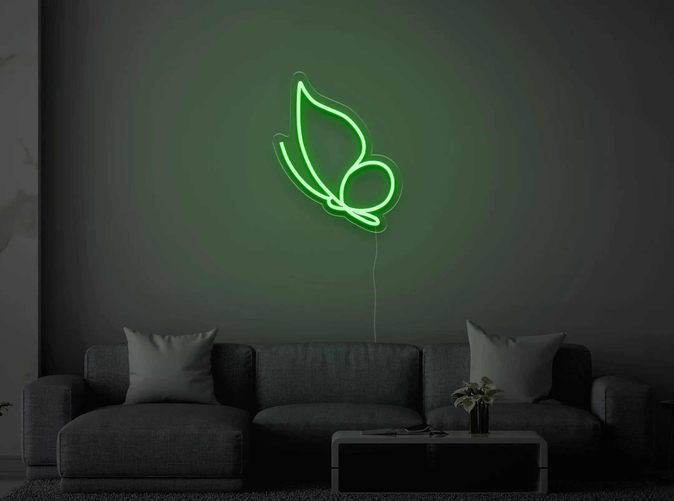 Papillon volant - Insegne al neon a LED