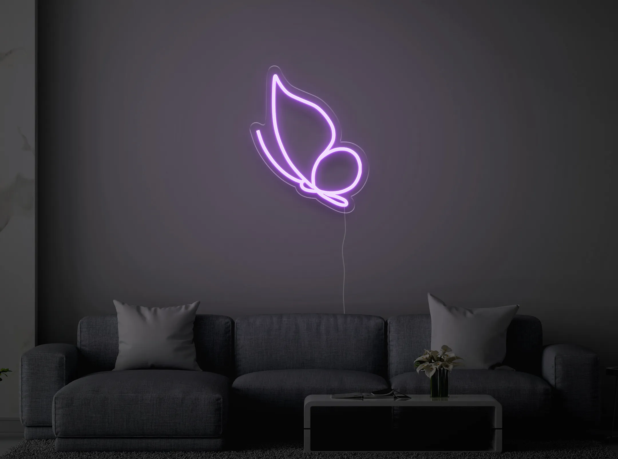 Papillon volant - Insegne al neon a LED