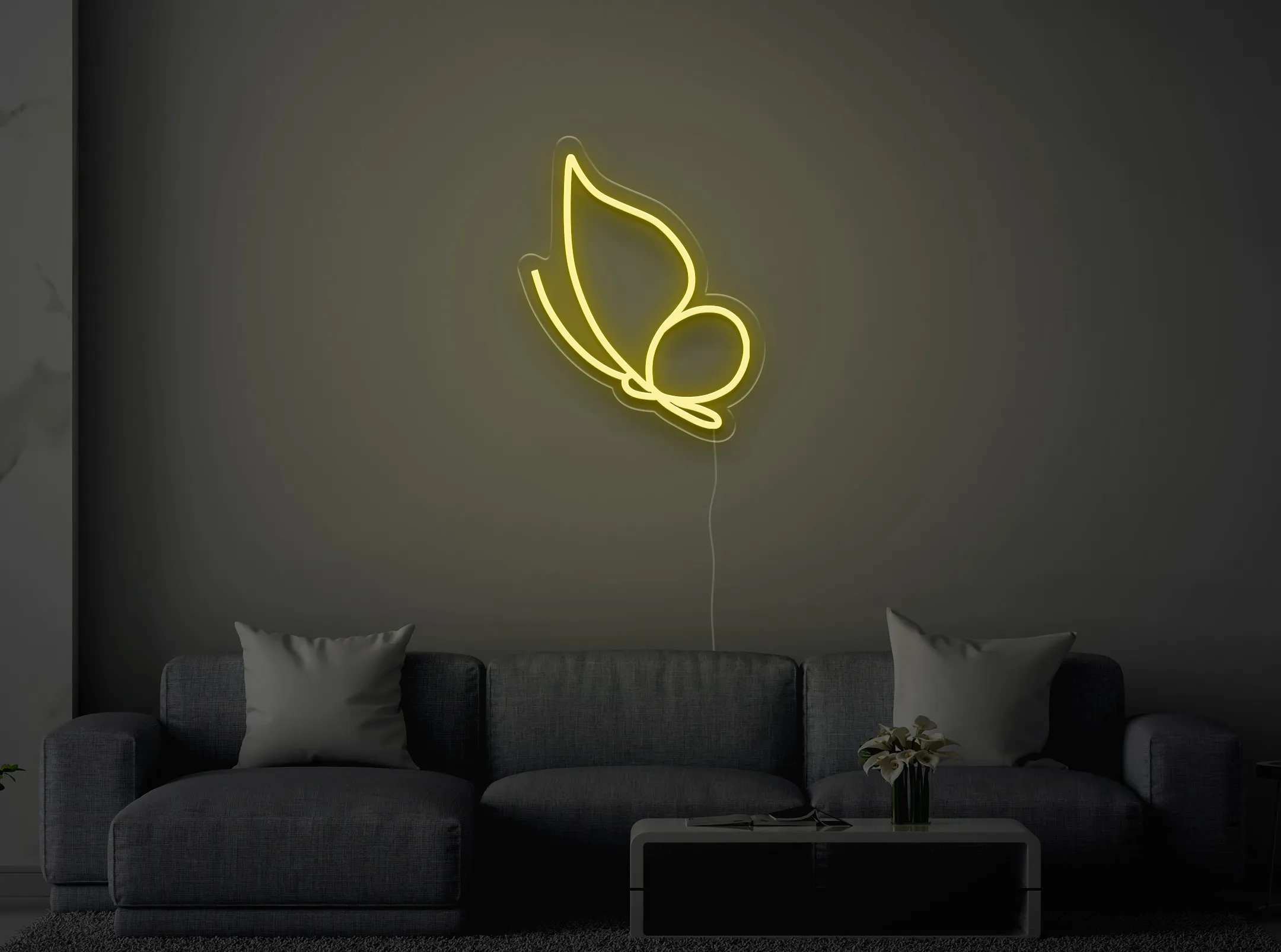 Papillon volant - Insegne al neon a LED