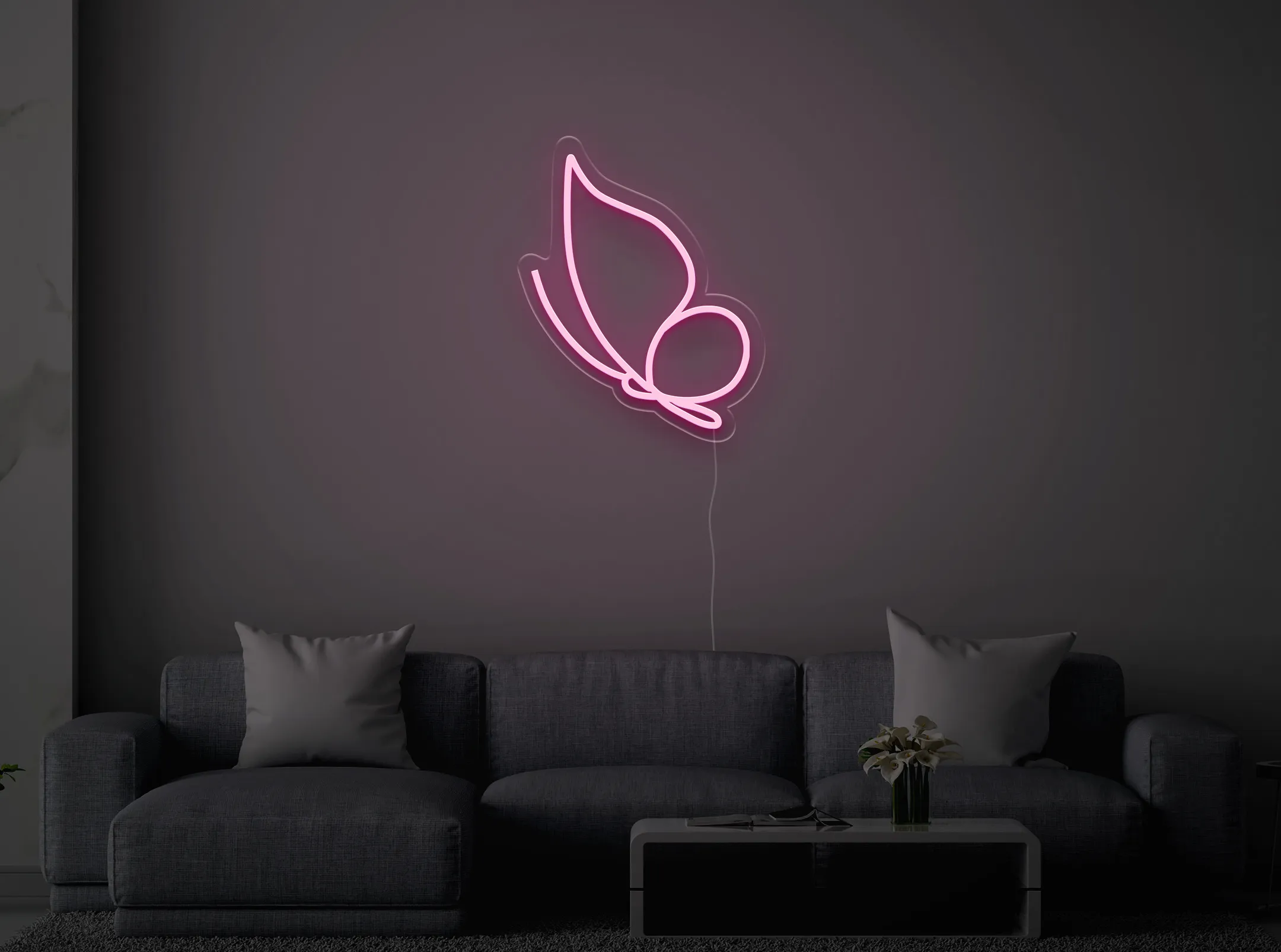 Papillon volant - Insegne al neon a LED