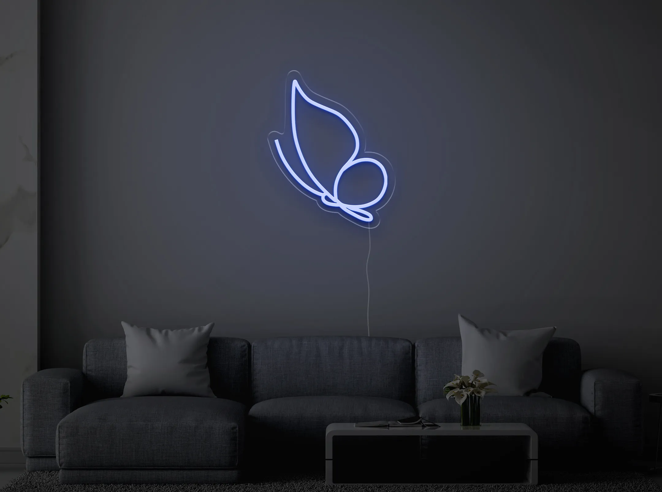 Papillon volant - Insegne al neon a LED