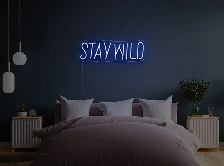 Stay Wild - Insegne al neon a LED