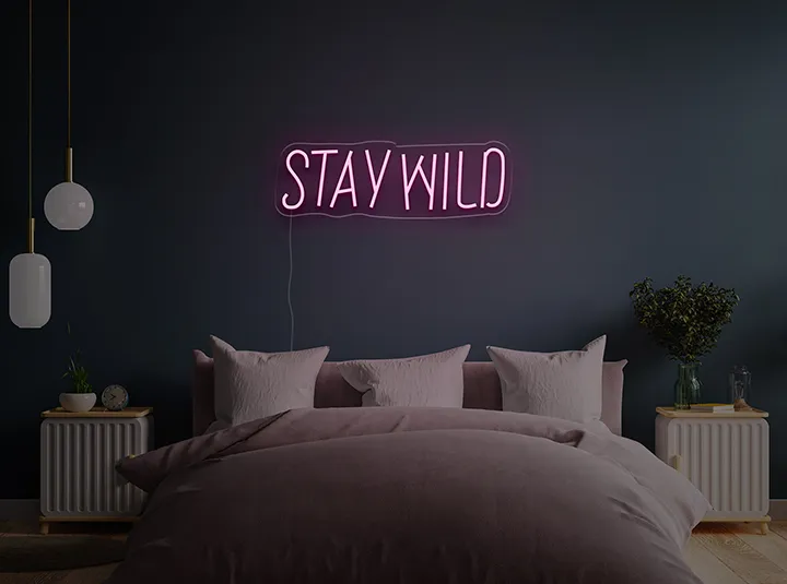 Stay Wild - Insegne al neon a LED