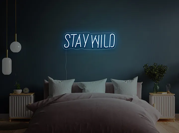 Stay Wild - Insegne al neon a LED