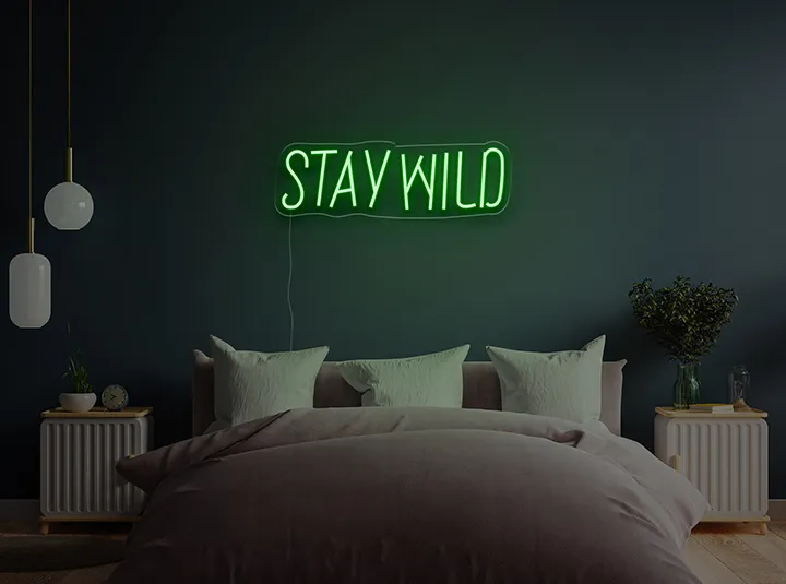 Stay Wild - Insegne al neon a LED