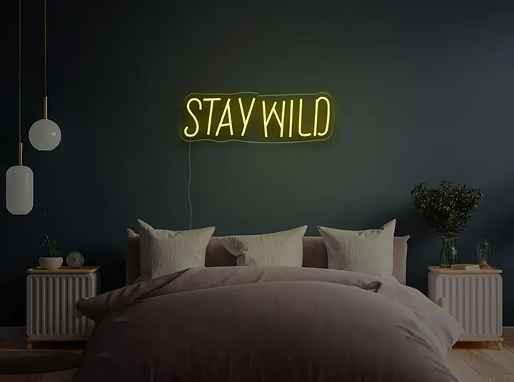 Stay Wild - Insegne al neon a LED
