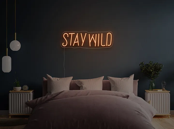 Stay Wild - Insegne al neon a LED