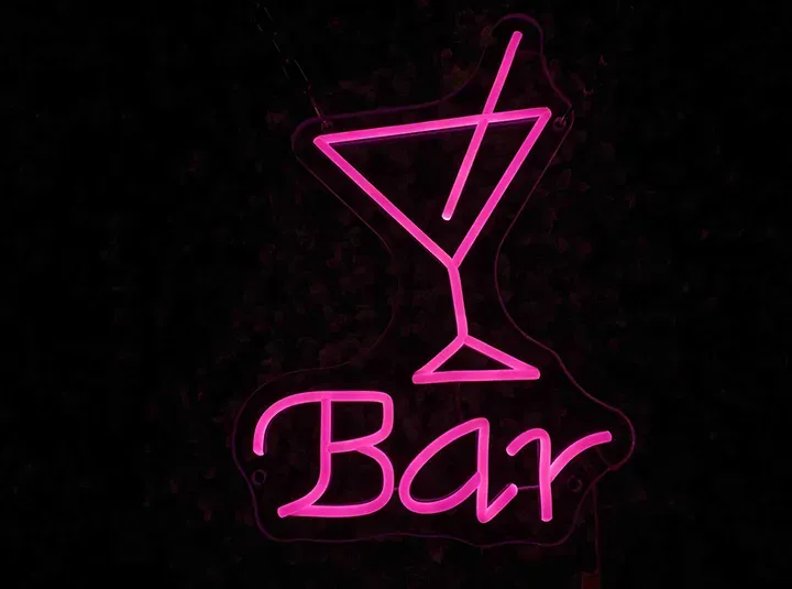 Cocktail & Bar - Insegne al neon a LED
