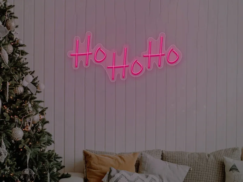 Ho Ho Ho - Insegne al neon a LED
