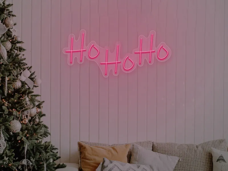 Ho Ho Ho - Insegne al neon a LED