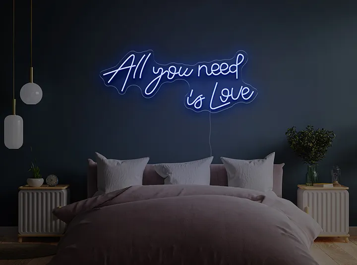 All you need is Love - Insegne al neon a LED