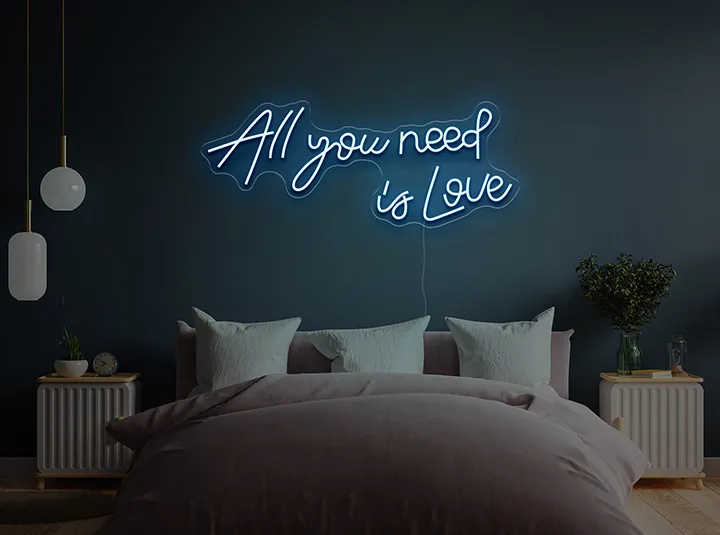 All you need is Love - Insegne al neon a LED