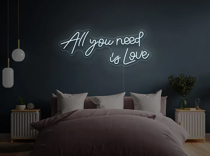 All you need is Love - Insegne al neon a LED