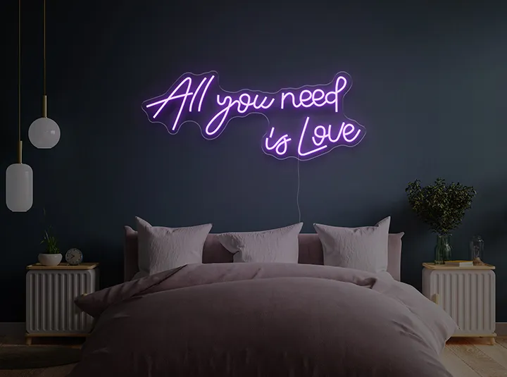 All you need is Love - Insegne al neon a LED