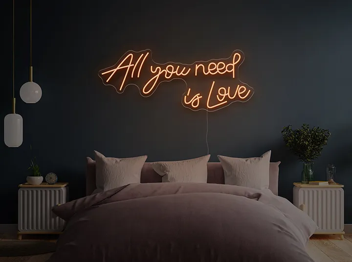 All you need is Love - Insegne al neon a LED