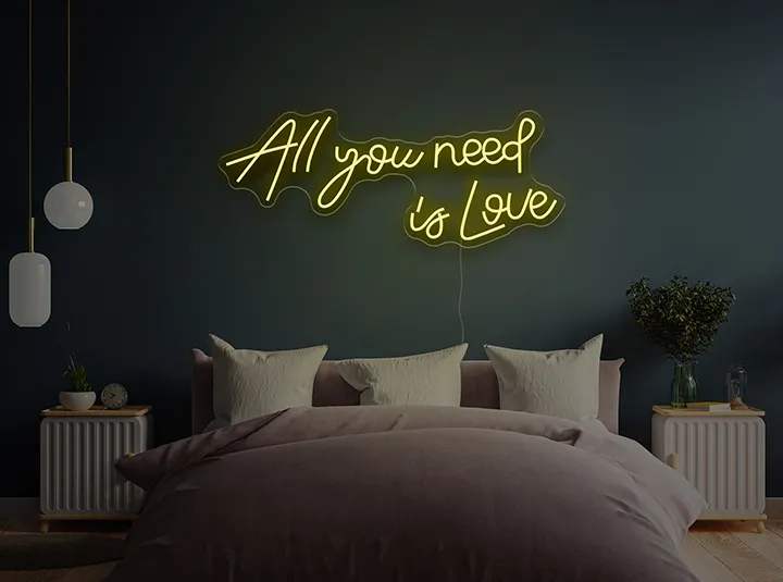 All you need is Love - Insegne al neon a LED