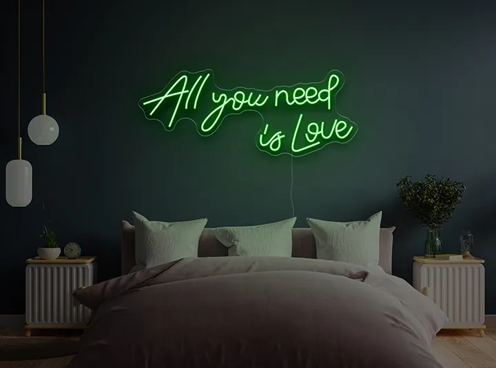 All you need is Love - Insegne al neon a LED