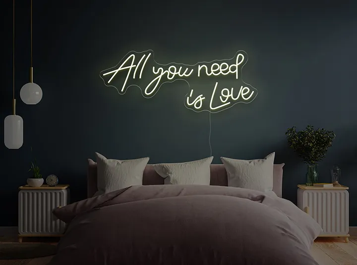 All you need is Love - Insegne al neon a LED