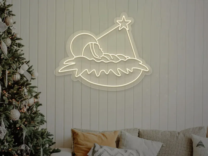 Gesù Bambino - Insegne al neon a LED