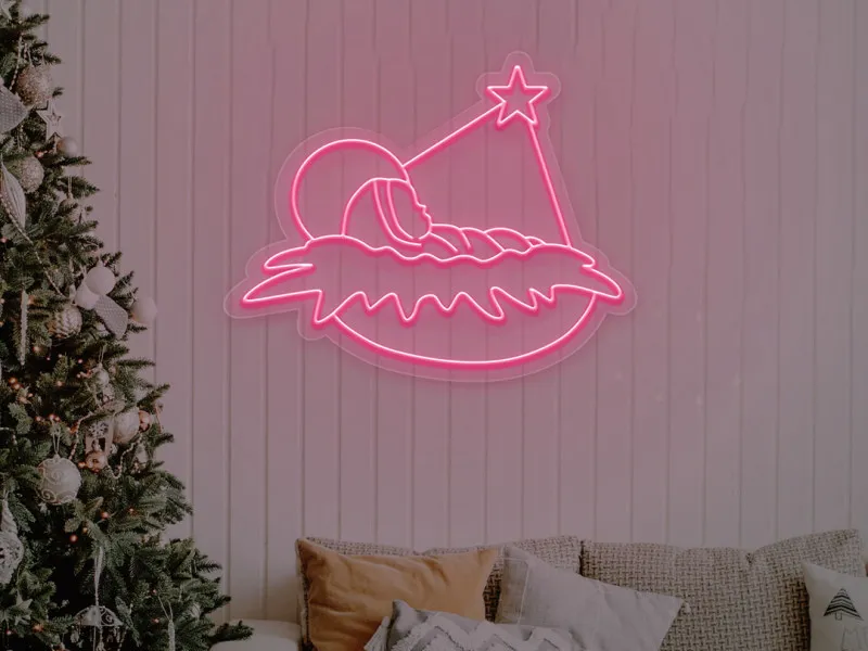 Gesù Bambino - Insegne al neon a LED