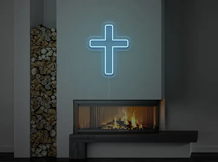 Croce - Insegne al neon a LED