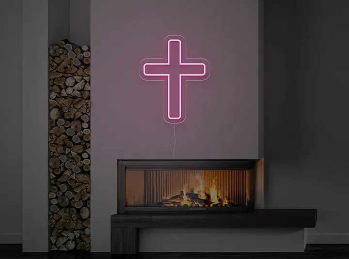 Croce - Insegne al neon a LED
