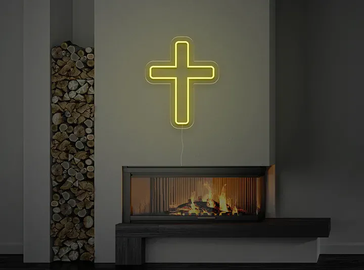 Croce - Insegne al neon a LED