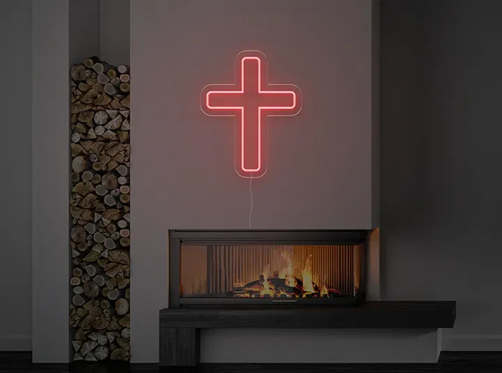 Croce - Insegne al neon a LED