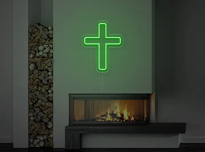 Croce - Insegne al neon a LED