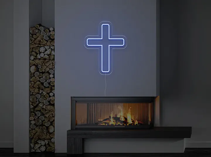 Croce - Insegne al neon a LED