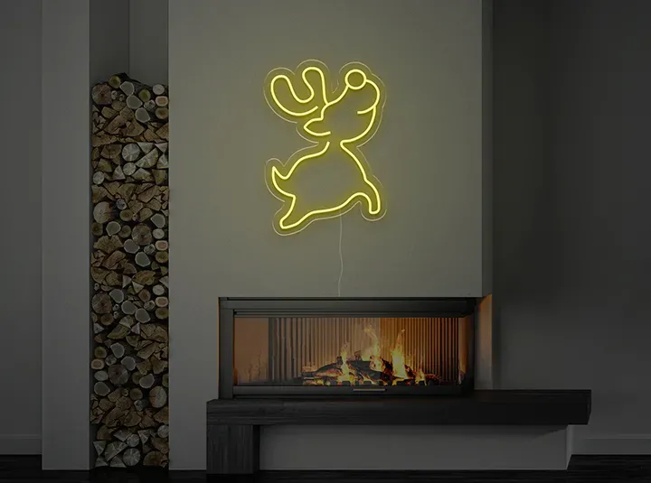 Bambino ren - Insegne al neon a LED