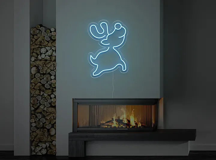 Bambino ren - Insegne al neon a LED