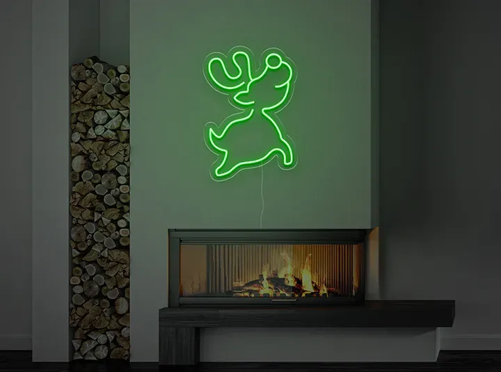 Bambino ren - Insegne al neon a LED