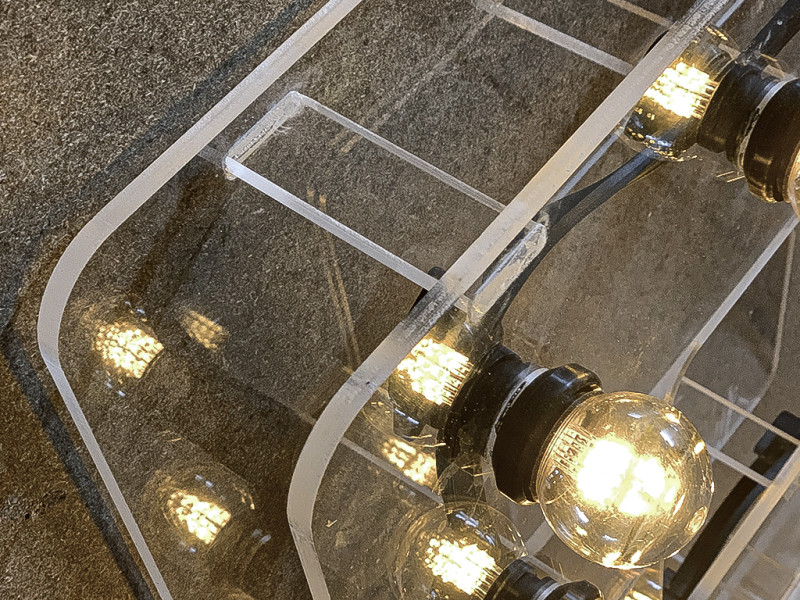 Cifre Volumetrice Luminoase din Plexiglass 100 cm de închiriat