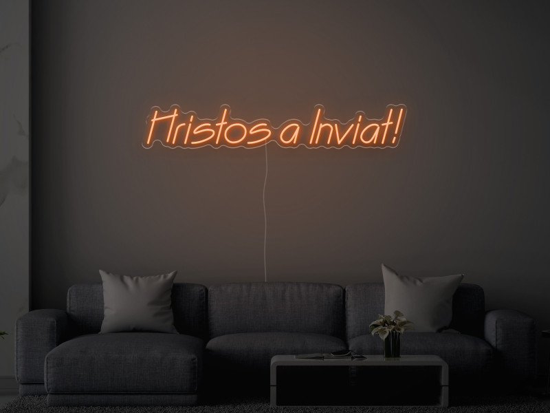 Hristos a Inviat - Semn Luminos LED Neon