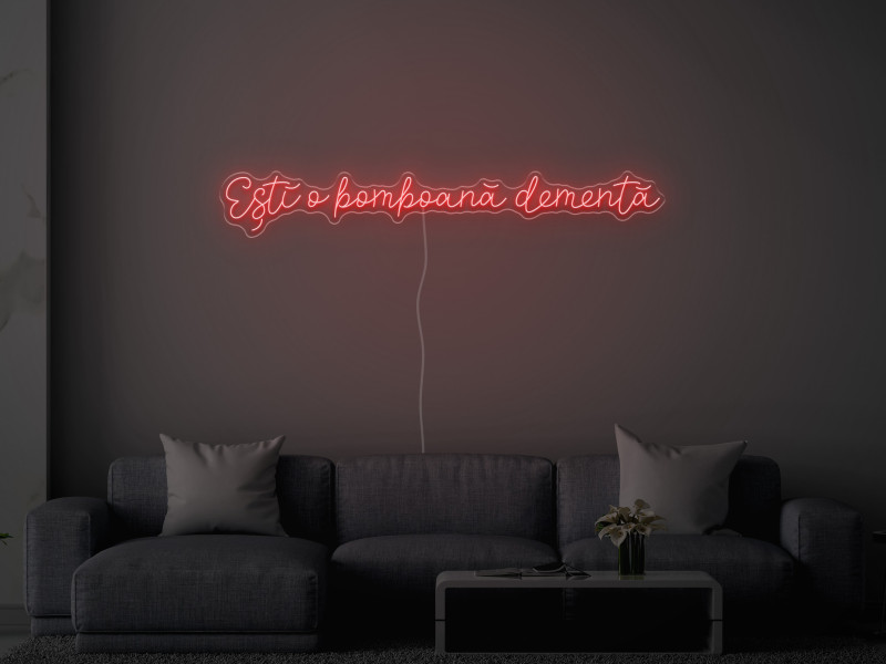Ești o bomboană dementă - Semn Luminos LED Neon