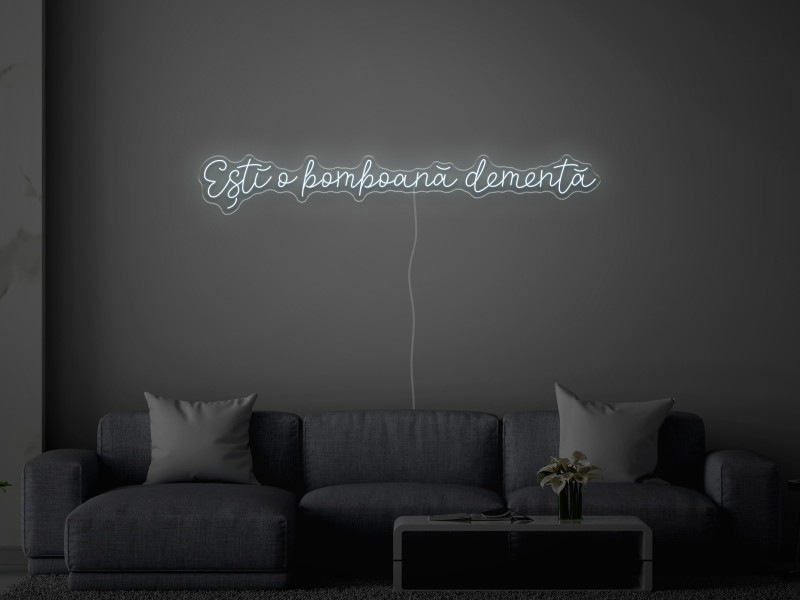 Ești o bomboană dementă - Semn Luminos LED Neon