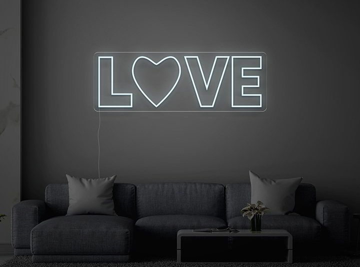 Love - Semn Luminos LED Neon de Inchiriat