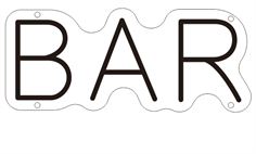 BAR - Semn Luminos LED Neon de Inchiriat