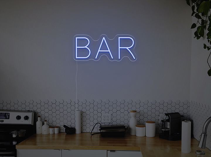 BAR - Semn Luminos LED Neon de Inchiriat