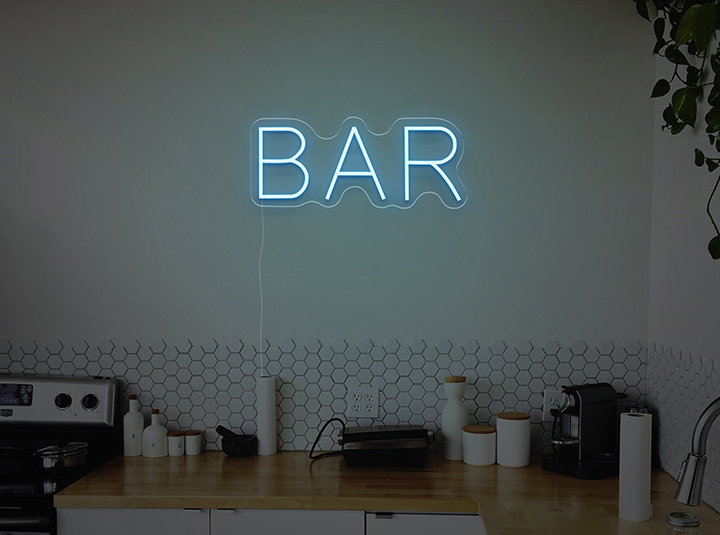BAR - Semn Luminos LED Neon de Inchiriat