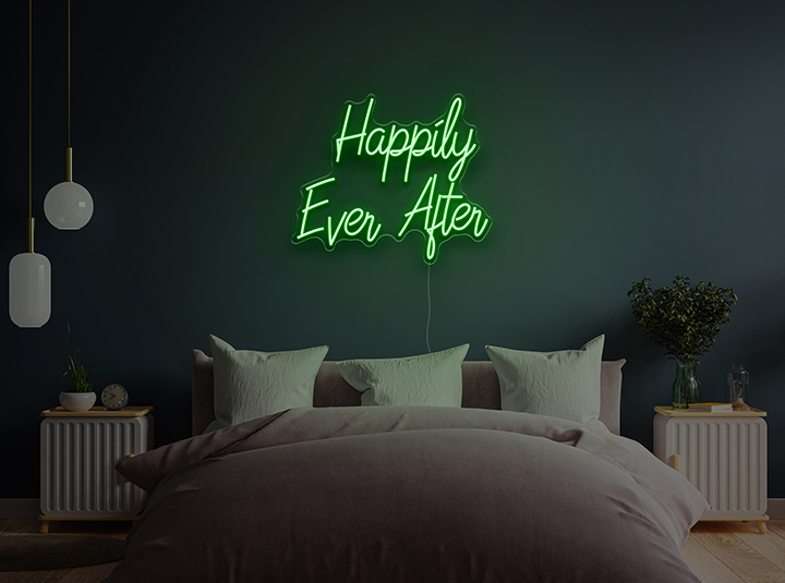 Happily Ever After - Semn Luminos LED Neon de Inchiriat