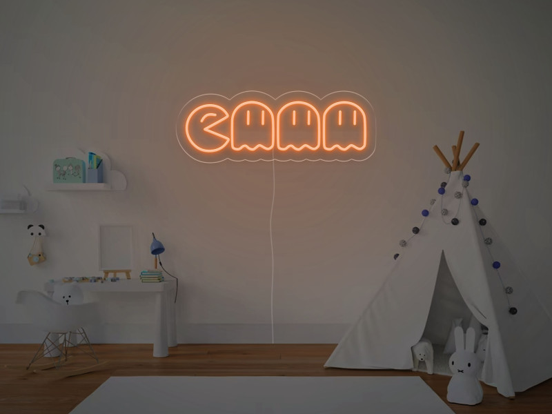 Pac-Man - Semn Luminos LED Neon